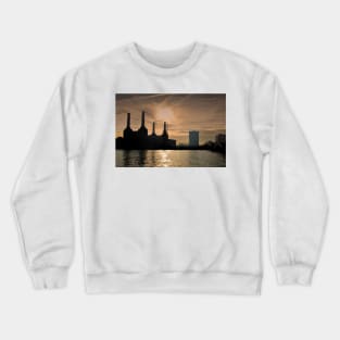 Battersea Power Station River Thames London Crewneck Sweatshirt